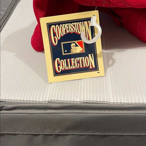 Red and White Baseball Cap Brand New - Picture 8 of 8